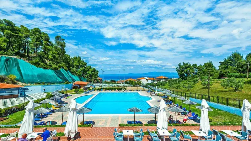 7 Dni w Pefkochori: Hotel Atrium na Chalkidykach 🇬🇷🏖️